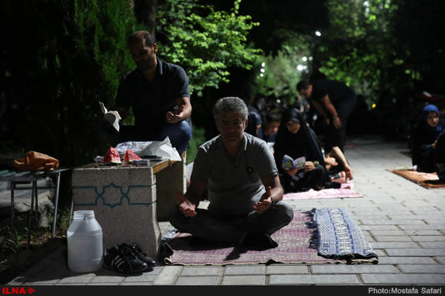 مراسم احیای شب بیست و سوم ماه مبارک رمضان در بهشت زهرا‎