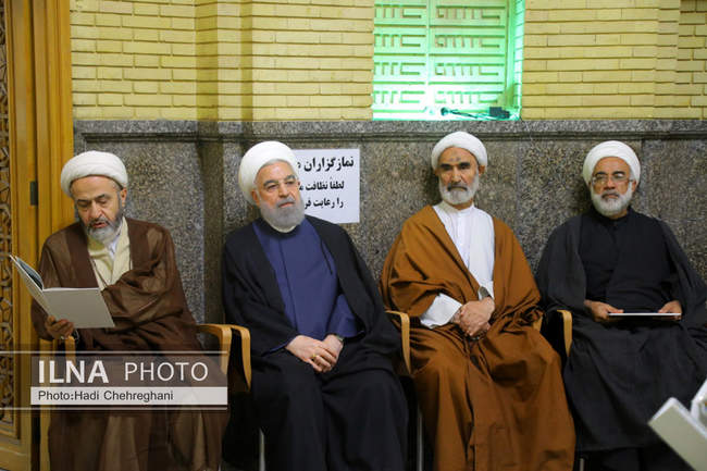مراسم ختم همسر آیت‌الله سیستانی در تهران
