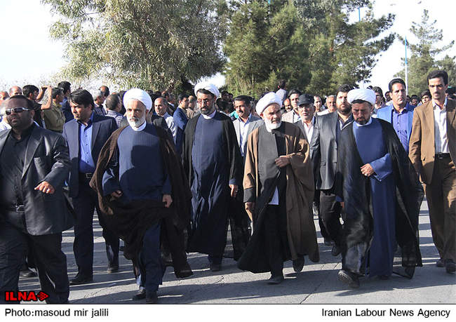 مراسم تشییع پیکر همسر آیت الله خاتمی