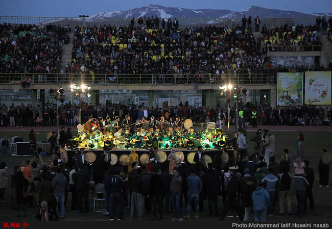 مراسم جشن نوروز در «ورزشگاه ۲۲ گولان» / سنندج
