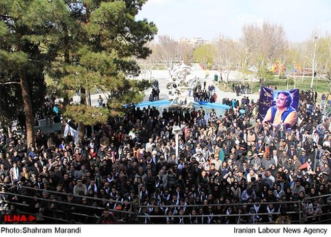 مراسم تشییع پیکر زاون قوکاسیان / اصفهان