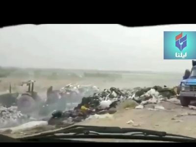 تخلیه زباله‌های شیبان خوزستان در کنار هوره/فاصله کم تخلیه زباله‌ها با محل زندگی مردم + فیلم