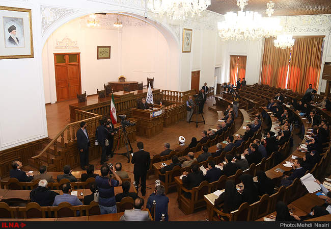 نشست خبری علی لاریجانی  رئیس مجلس شورای اسلامی 