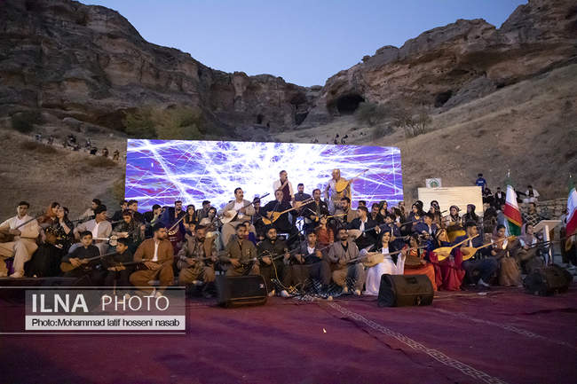 جشن مهرگان در غار کرفتو دیواندره 