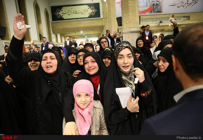 دیدار  شرکت‌کنندگان در اجلاس محبان اهل بیت(ع) ومسئله تکفیری‌ها با رهبر انقلاب 