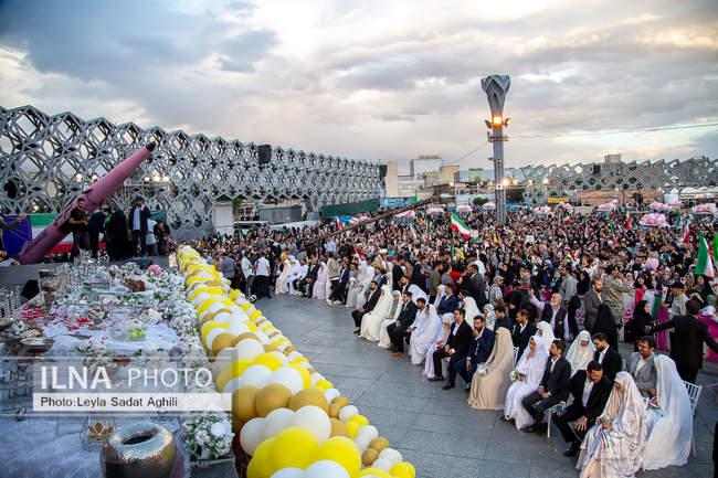 برگزاری جشن ازدواج ۱۰۰۰زوج جان فدا در تهران