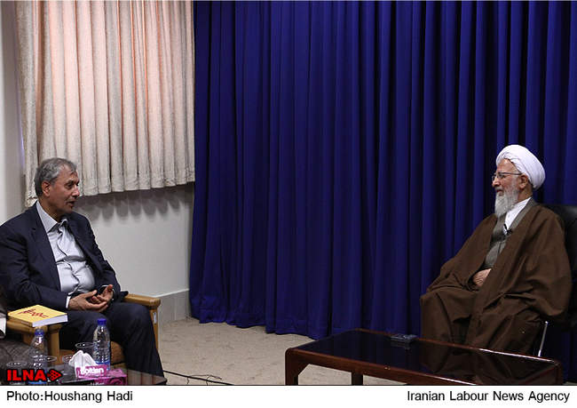 دیدار وزیر تعاون، کار و رفاه اجتماعی با مراجع تقلید استان قم-1