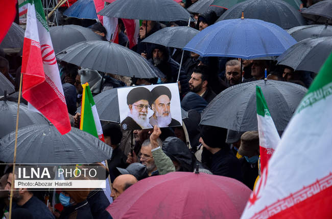 راهپیمایی 22 بهمن در استان گیلان ( رشت )