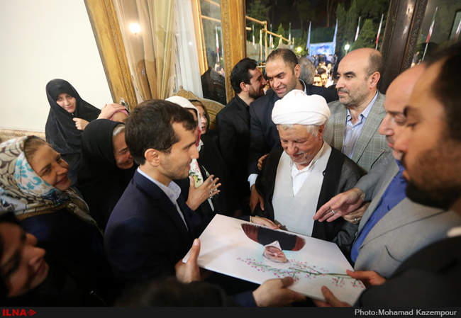 دیدار اصحاب فرهنگ، هنر و رسانه با آیت الله هاشمی رفسنجانی رئیس مجمع ت