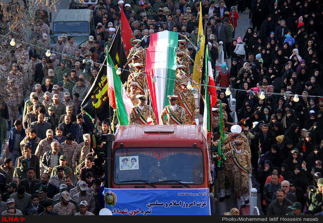 مراسم استقبال از پیکر مطهر ۲۰ شهید گمنام دوران دفاع مقدس/سنندج