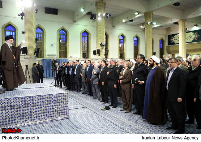 دیدار رهبر انقلاب با فعالان محیط زیست