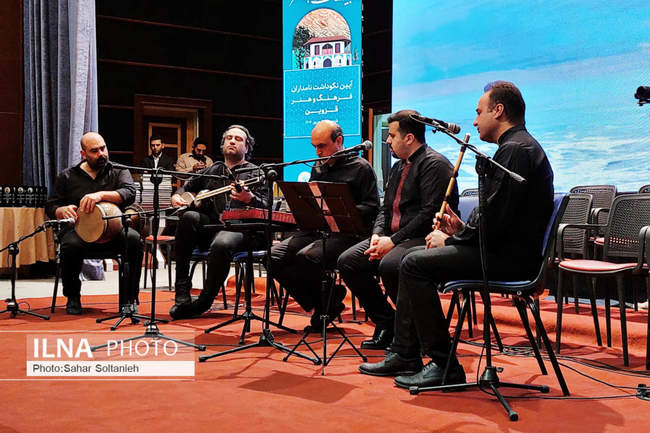 آئین نکوداشت نامداران فرهنگ و هنر قزوین