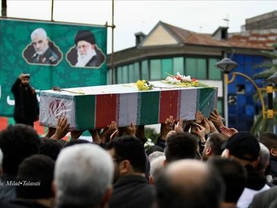 برگزاری مراسم  تشییع شهید گمنام فاطمی در فومن