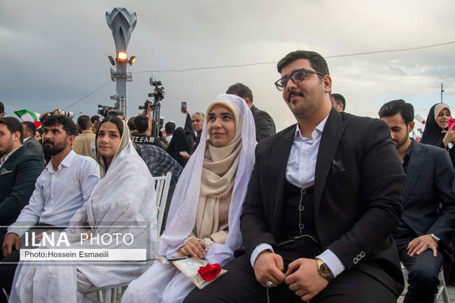  برگزاری جشن ازدواج ۱۰۰۰زوج جان فدا در تهران 