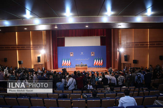 Iran’s president-elect attends press conference