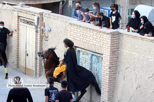 ورود نمادین کاروان امام حسین (ع) به کربلا 