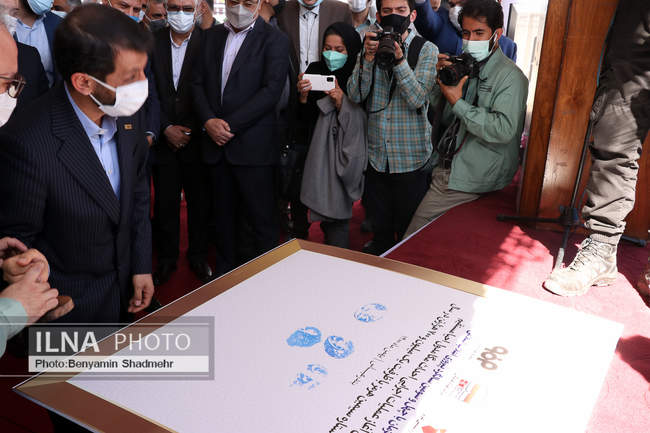 آیین آغاز عملیات اجرایی پروژه‌های توسعه شرکت فولاد هرمزگان