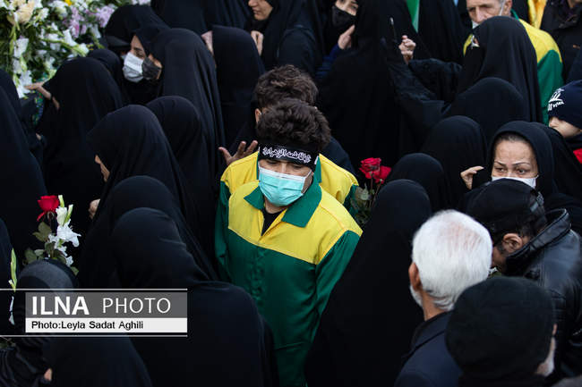 مراسم تشییع پیکر ۱۱۰ شهید گمنام در تهران