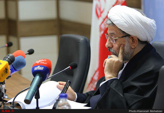 نشست خبری معاون منابع انسانی قوه قضاییه در خصوص آزمون قضاوت