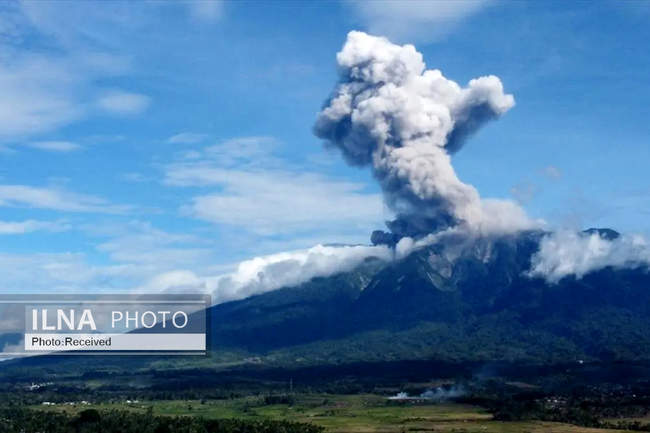 آتشفشان ماراپی اندونزی