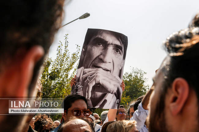 مراسم تشییع پیکر ناصر تقوایی