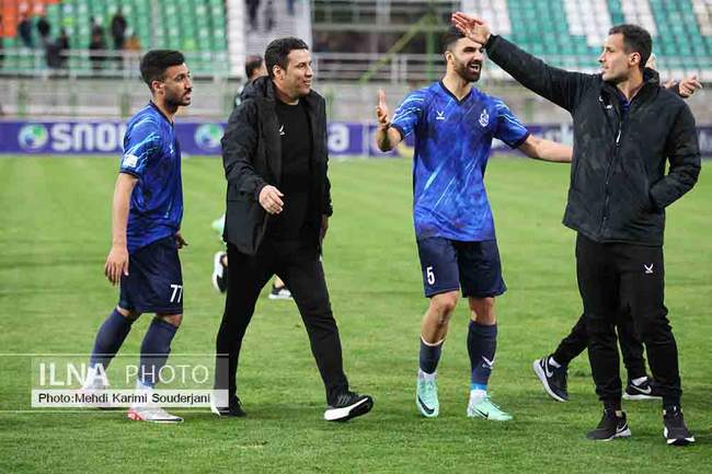 شکست تیم فوتبال ذوب آهن اصفهان مقابل ملوان انزلی