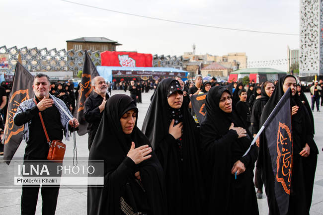 مراسم پیاده‌روی جاماندگان اربعین حسینی در تهران/١ 