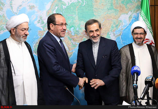 دیدار نوری المالکی با علی اکبر ولایتی
