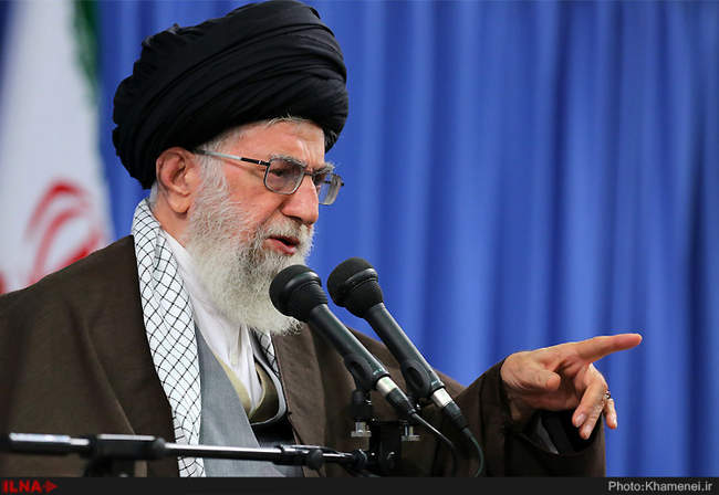 دیدار مداحان اهل‌بیت علیهم‌السلام با حضرت آیت‌الله خامنه‌ای رهبر 