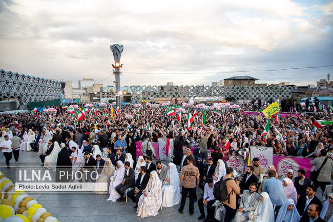 برگزاری جشن ازدواج ۱۰۰۰زوج جان فدا در تهران