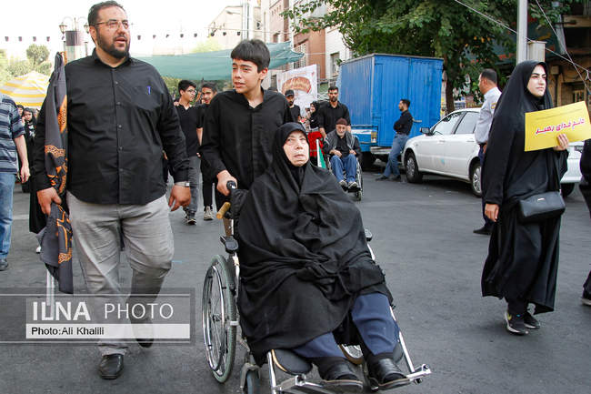 مراسم پیاده‌روی جاماندگان اربعین حسینی در تهران/١ 