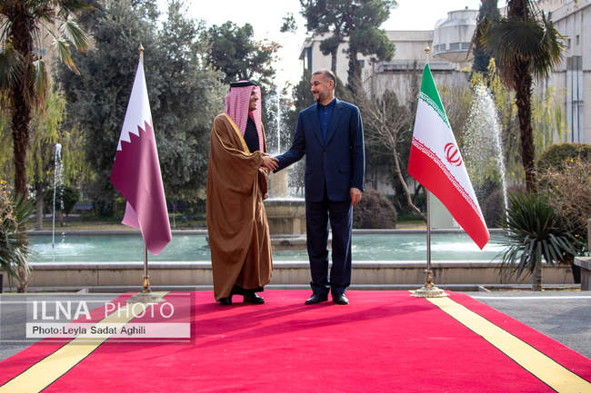 دیدار وزرای امور خارجه ایران و قطر