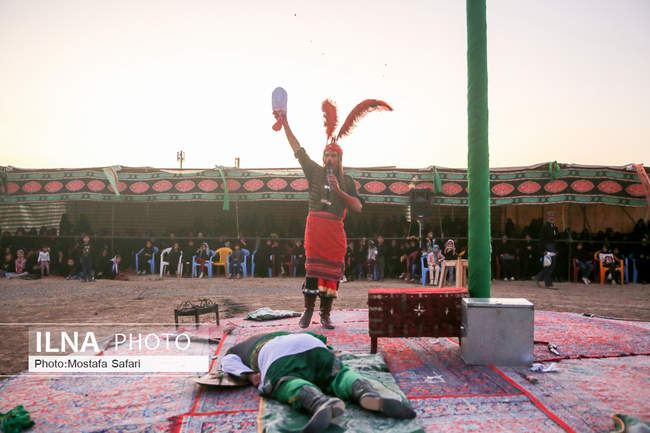مجلس  تعزیه شهادت امام حسین در شهر کیان