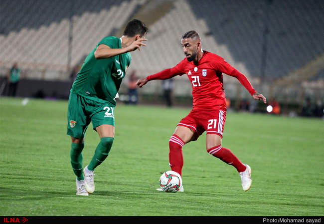 فوتبال تیم ملی ایران و بولیوی