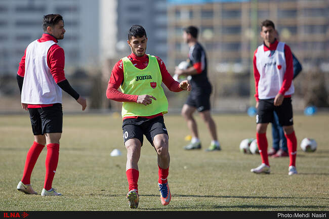 تمرین امروز تیم پرسپولیس