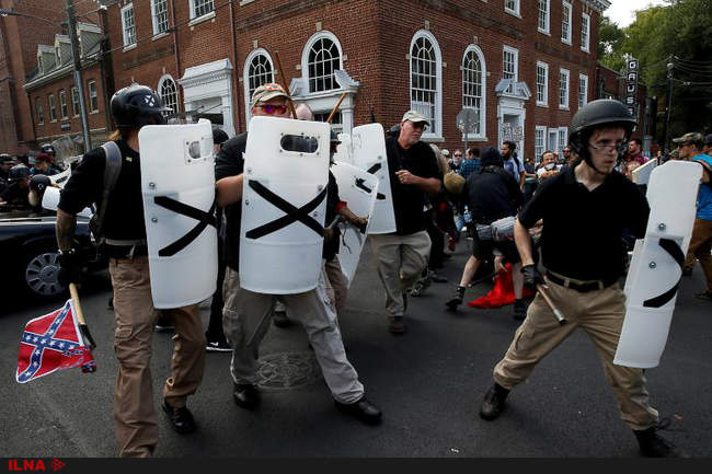 تظاهرات سفید برتر پنداران در شارلوتزویل آمریکا