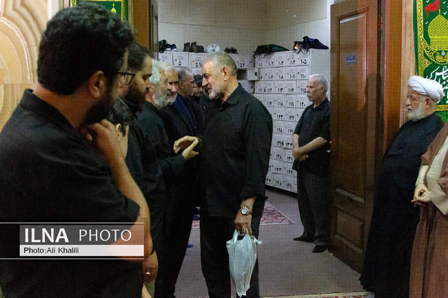 مراسم سالگرد شهادت اسماعیل هنیه و چهلم سردار ایزدی