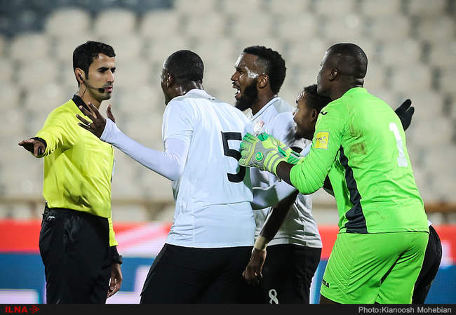 دیدار تیم های فوتبال ایران و ترینیداد و توباگو