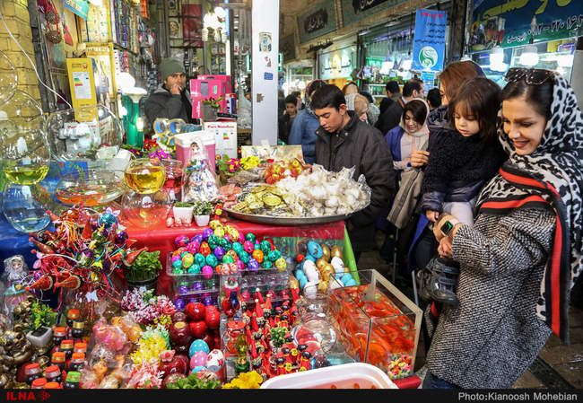 حال و هوای میدان تجریش در آستانه نوروز