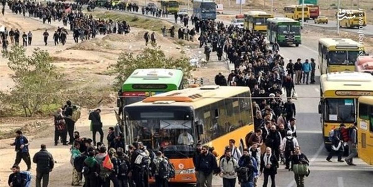 خدمات رسانی ناوگان اتوبوسرانی تهران به شرکت کنندگان در اجتماع بزرگ اربعینی ها