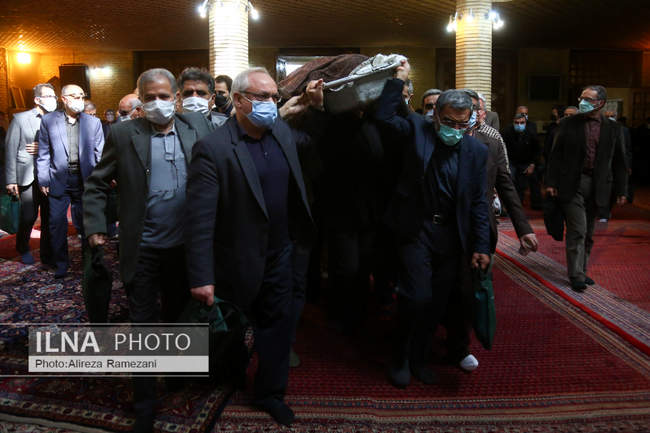 مراسم تشییع پیکر علی رضاقلی