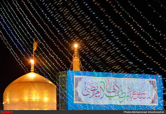 آذین بندی حرم مطهر امام رضا (ع)