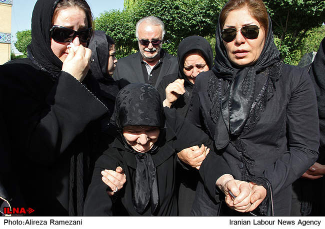 مراسم تشییع پیکر مهران دوستی