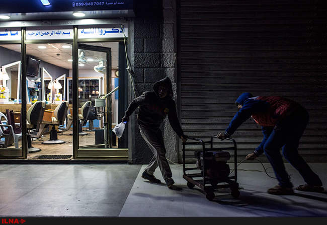 غزه در تاریکی