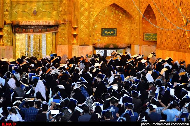 احیای شب نوزدهم ماه مبارک رمضان در حرم امام رضا (ع)