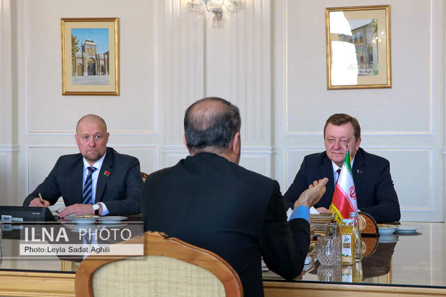 دیدار وزرای خارجه ایران و بلاروس