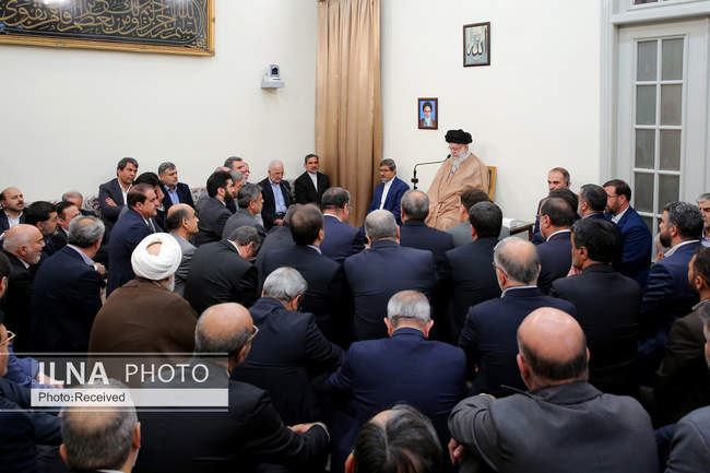 حضرت آیت الله خامنه‌ای در دیدار با وزیر کشور و استانداران