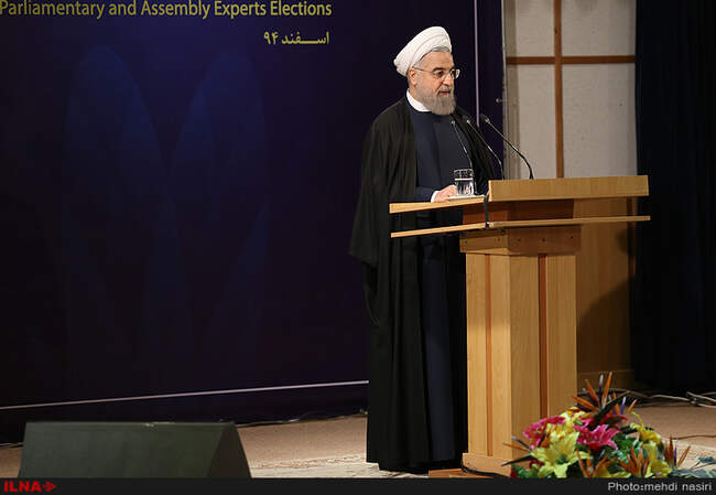 حضور رییس جمهور پای صندوق رای 