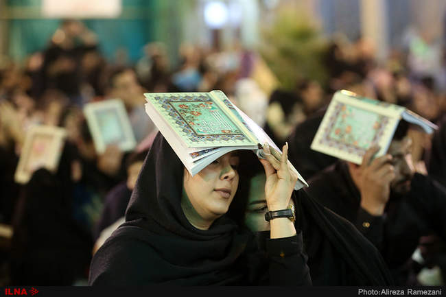 مراسم احیای شب نوزدهم ماه مبارک رمضان در حرم حضرت عبدالعظیم حسنی (ع)