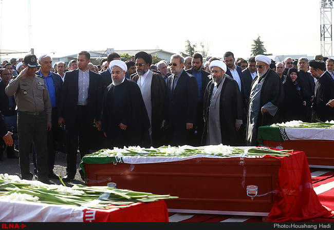 مراسم استقبال از جانباختگان فاجعه منا 